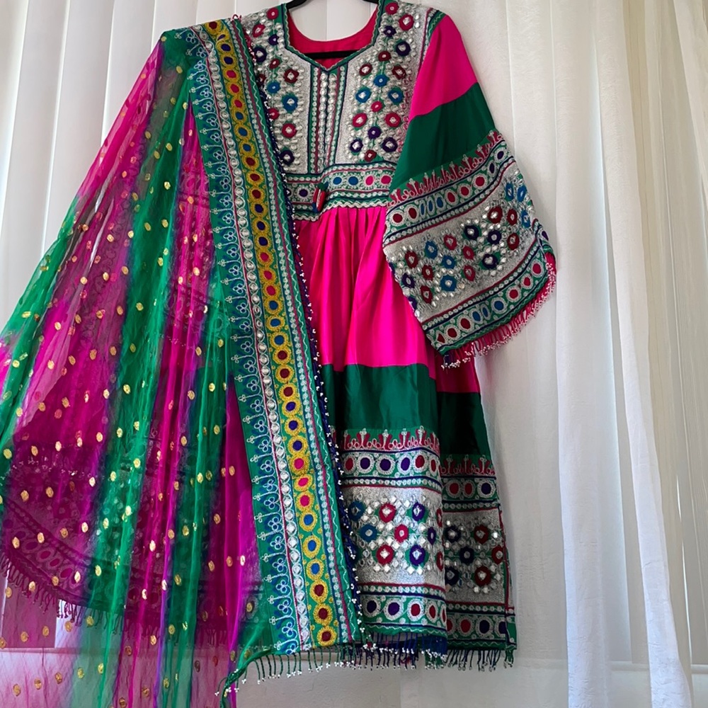 Afghani dress/ boho chic